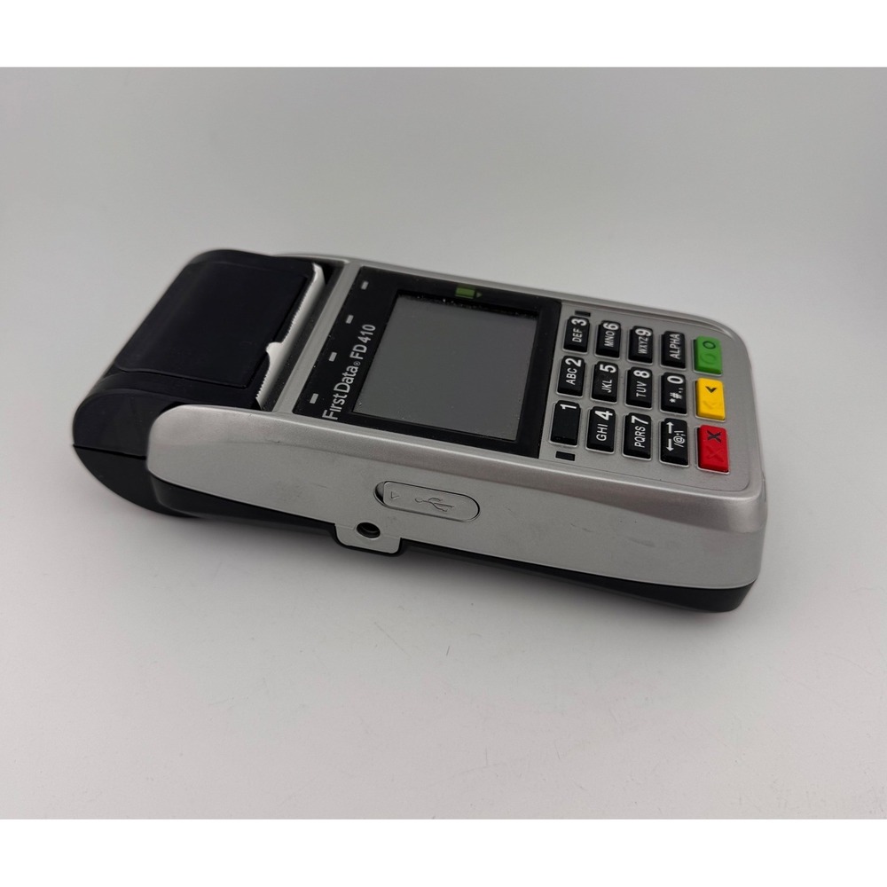 First Data FD410 Credit Card Terminal POS Machine With Printer UNTESTED - Picture 4 of 4
